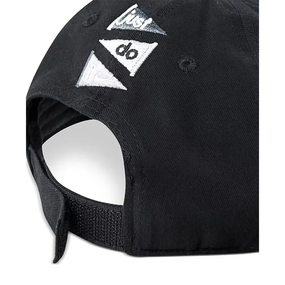 Nike Kids Black Baseball Cap (4-7) Club Hat Adjustable Strapback Just Do It Logo